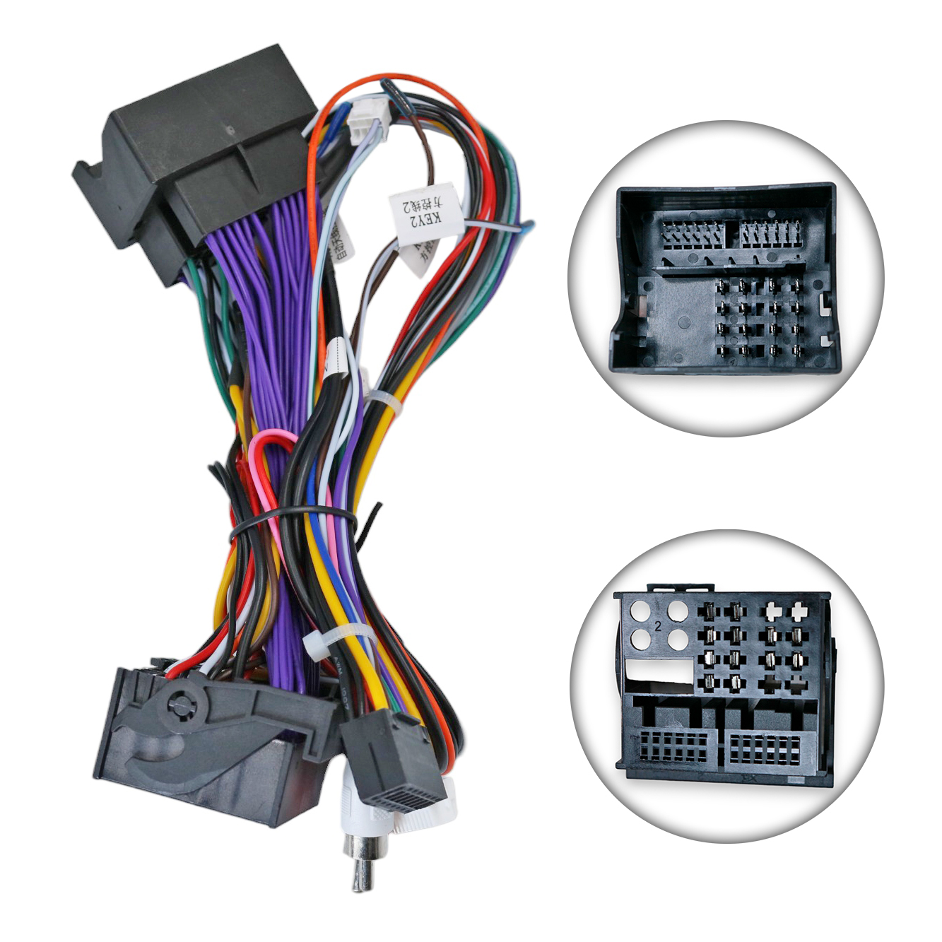 Комплект дротів під Android магнітолу для BMW QBR BM-3801, фото №1