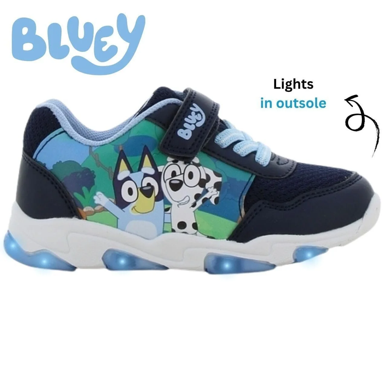 Кроссовки Leomil Bluey Детские кроссовки с подсветкой Идеально подходят для школы и досуга, фото №4