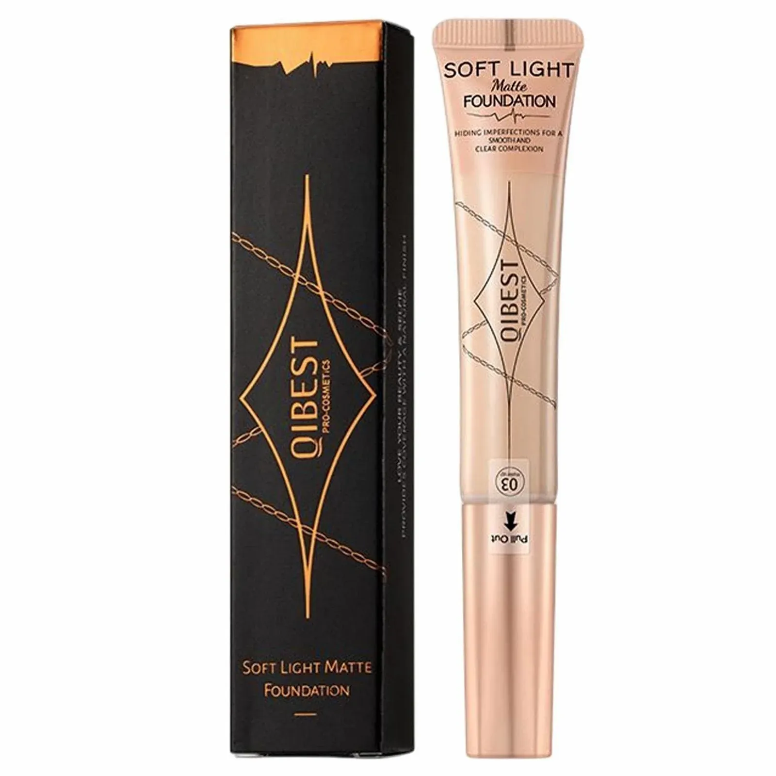 Консилер Fulenyi для очей, зволожуючий, з аплікатором, повне покриття, висока пігментація, матовий фініш, фото №1