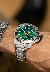 Мужские часы Festina Зеленый synthetic.ua - Фото 1