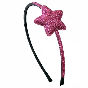 Обруч Диамантовый Искрящийся для Девочек 0.5 см со Звездой 4 см 356-802 - Фото 1