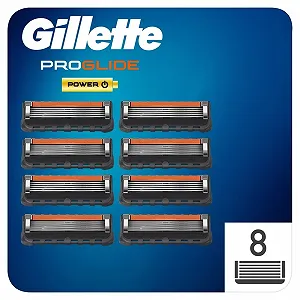 Сменные кассеты для бритья Gillette Fusion ProGlide Power 8 шт. - Фото 1