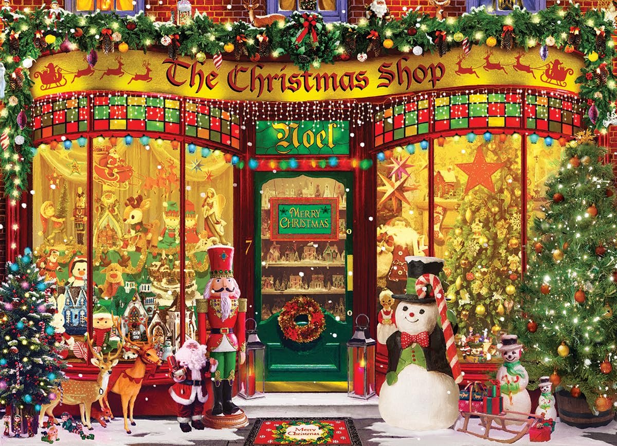Пазл EuroGraphics The Christmas Shop G. Walton 1000 элементов, фото №2