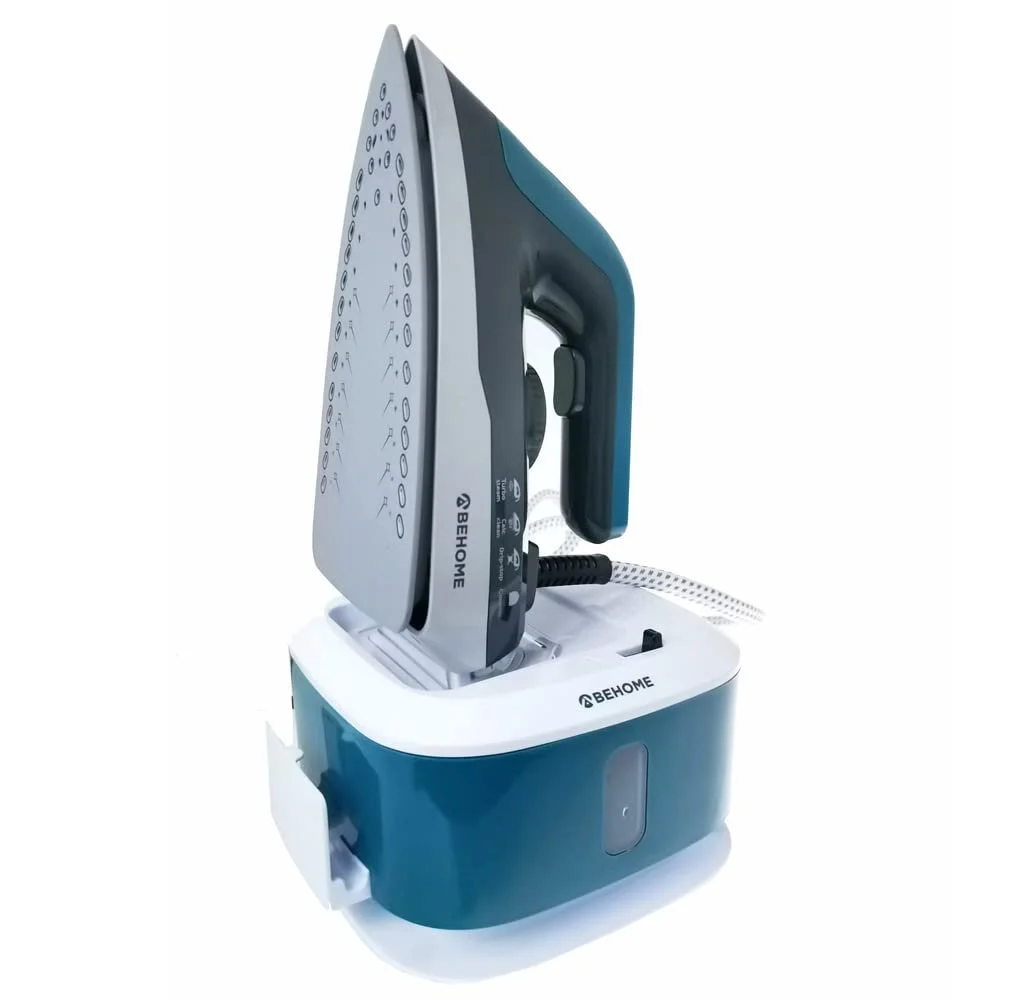 Праска BEHOME 2250 W 1.5 L Dark Grey White Petrol, фото №2