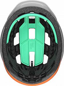 Шлем велосипедный Lazer Cerro KinetiCore Белый Оранжевый synthetic.ua - Фото 1