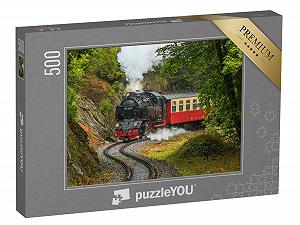 Пазл puzzleYOU Historical Steam Locomotive in the Resin 500 элементов - Фото 1