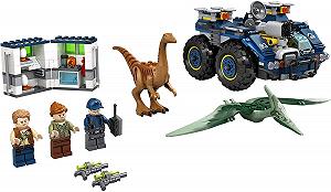 Набір кубиків LEGO Jurassic World Breakout of Gallimimus and Pteranodon Для дітей від 8 років - Фото 1