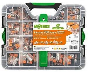 Клеммы WAGO Case 200 S221 (120 x 2E + 60 x 3E + 20 x 5E) - Фото 1