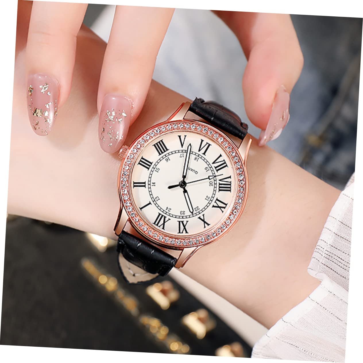 Жіночий годинник LIFKOME Кварцовий Чорний, фото №8