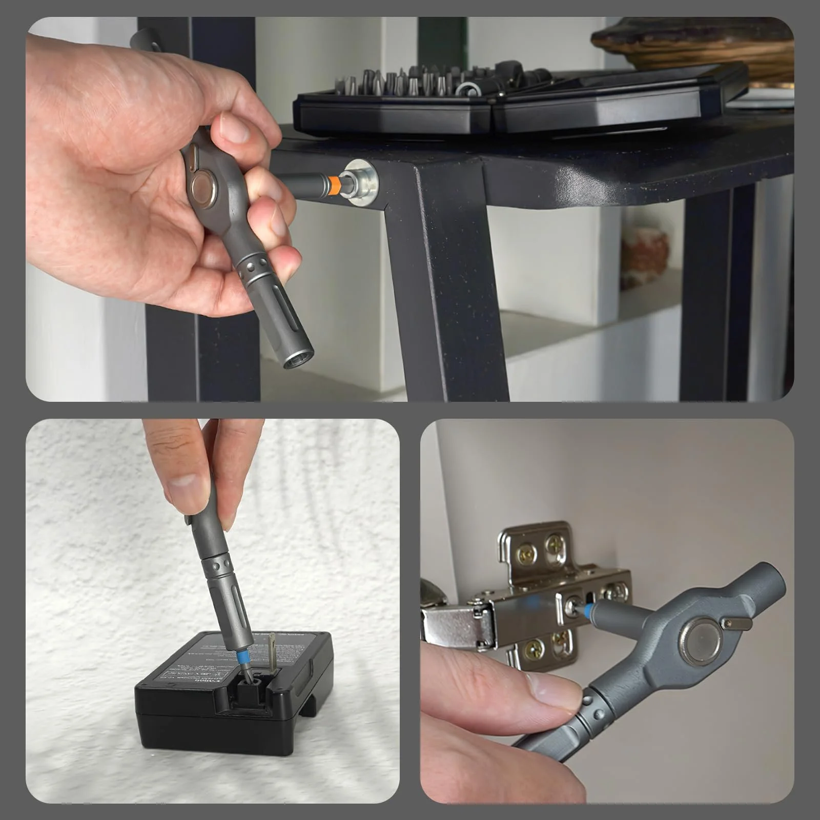 Набір магнітних викруток 42-в-1 з тріскачкою та Т-подібним руків’ям, фото №6