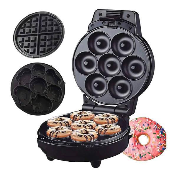 Гриль прижимной 3в1 пончики вафли печенья фигурные 16см 1800Вт Rainberg RB-2275, фото №1 Гриль прижимной 3в1 пончики вафли печенья фигурные 16см 1800Вт Rainberg RB-2275, фото №1