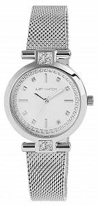 Женские часы JUST WATCH Estelle JW10173 Аналоговые Кварцевые Блестящая нержавеющая сталь Сетчатый ремешок - Фото 1