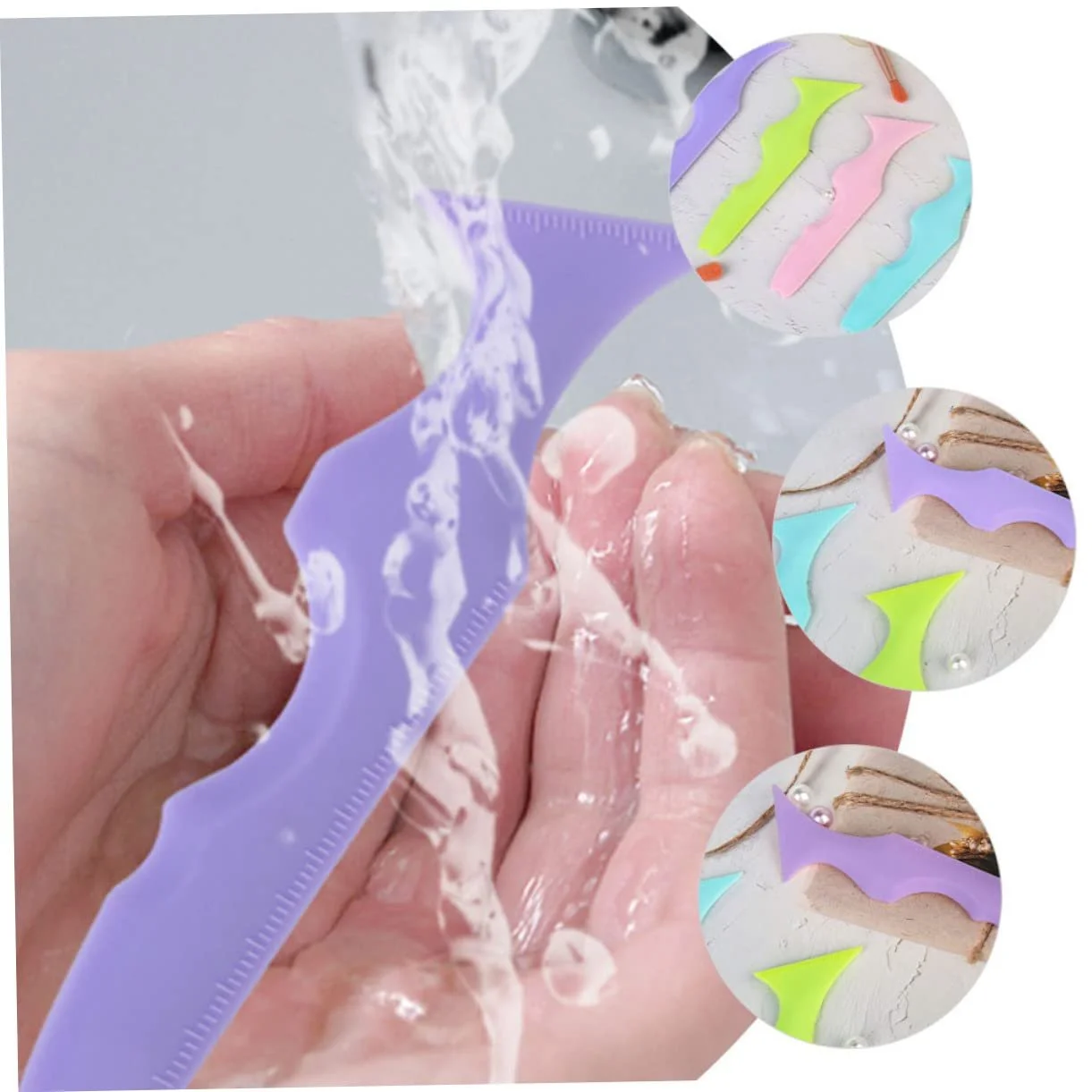 Трафареты для подводки FRCOLOR 8 шт. Силиконовые, фото №2 Трафареты для подводки FRCOLOR 8 шт. Силиконовые, фото №2