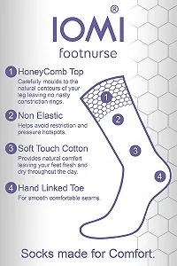 Шкарпетки IOMI Footnurse Жіночі Діабетичні Вільного Крою 6 пар synthetic.ua - Фото 1