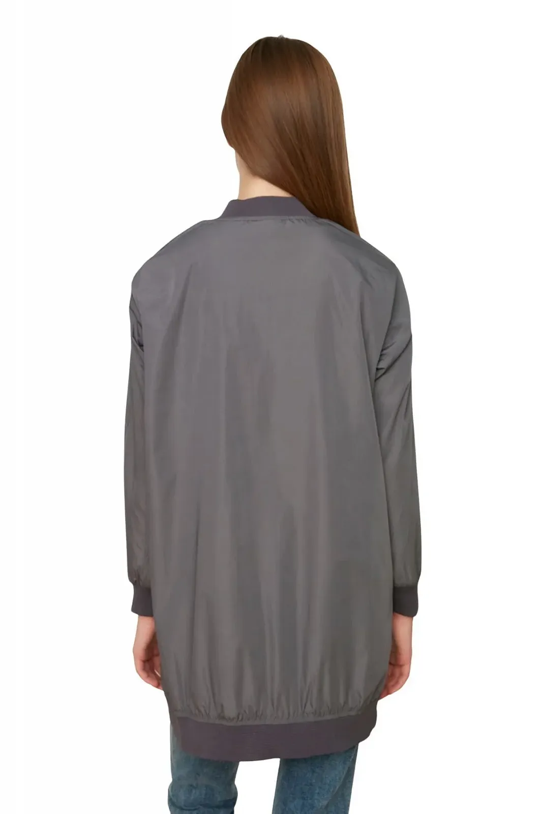 Куртка TRENDYOL Базовая Однотонная Зимняя, фото №4 Куртка TRENDYOL Базовая Однотонная Зимняя, фото №4