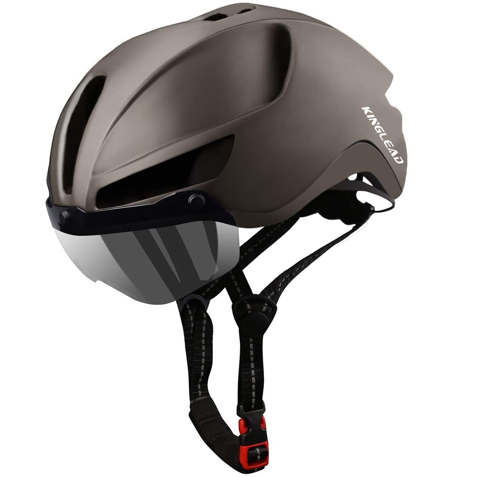 Шлем KINGLEAD MTB KL088 с USB подсветкой, регулируемый 57-62 см, фото №1