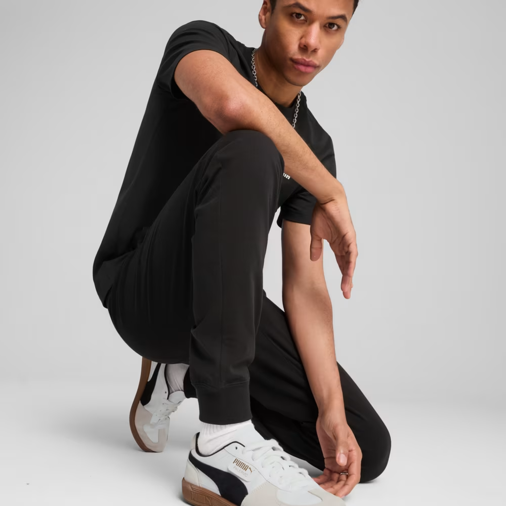 Штани ESS No. 1 Logo Jersey Pants 68261801 Puma Чорний S, фото №3