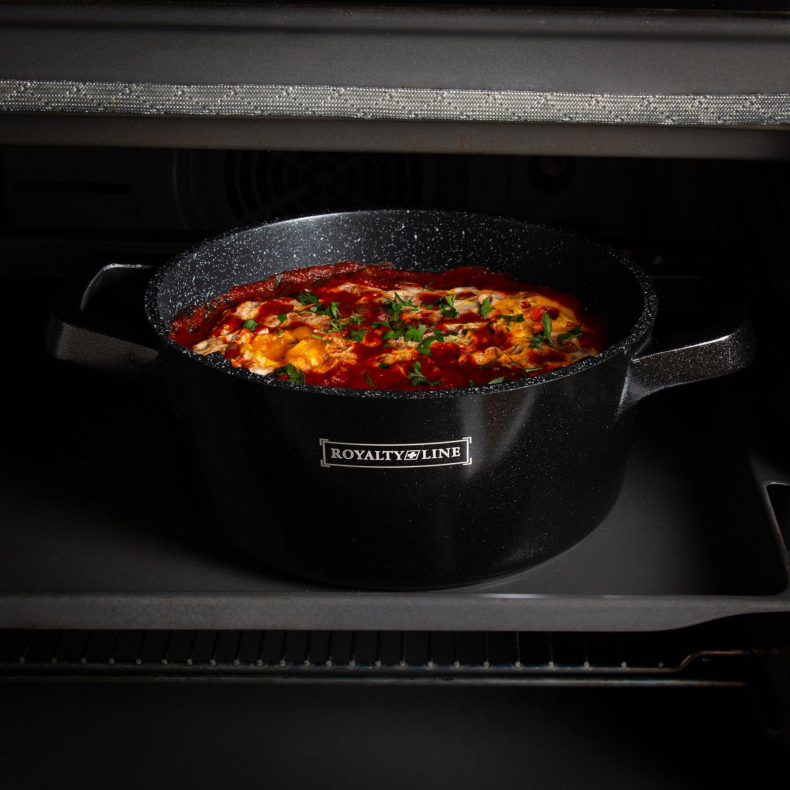 Набор кастрюль Royalty Line 14 штук Черный, фото №5 Набор кастрюль Royalty Line 14 штук Черный, фото №5