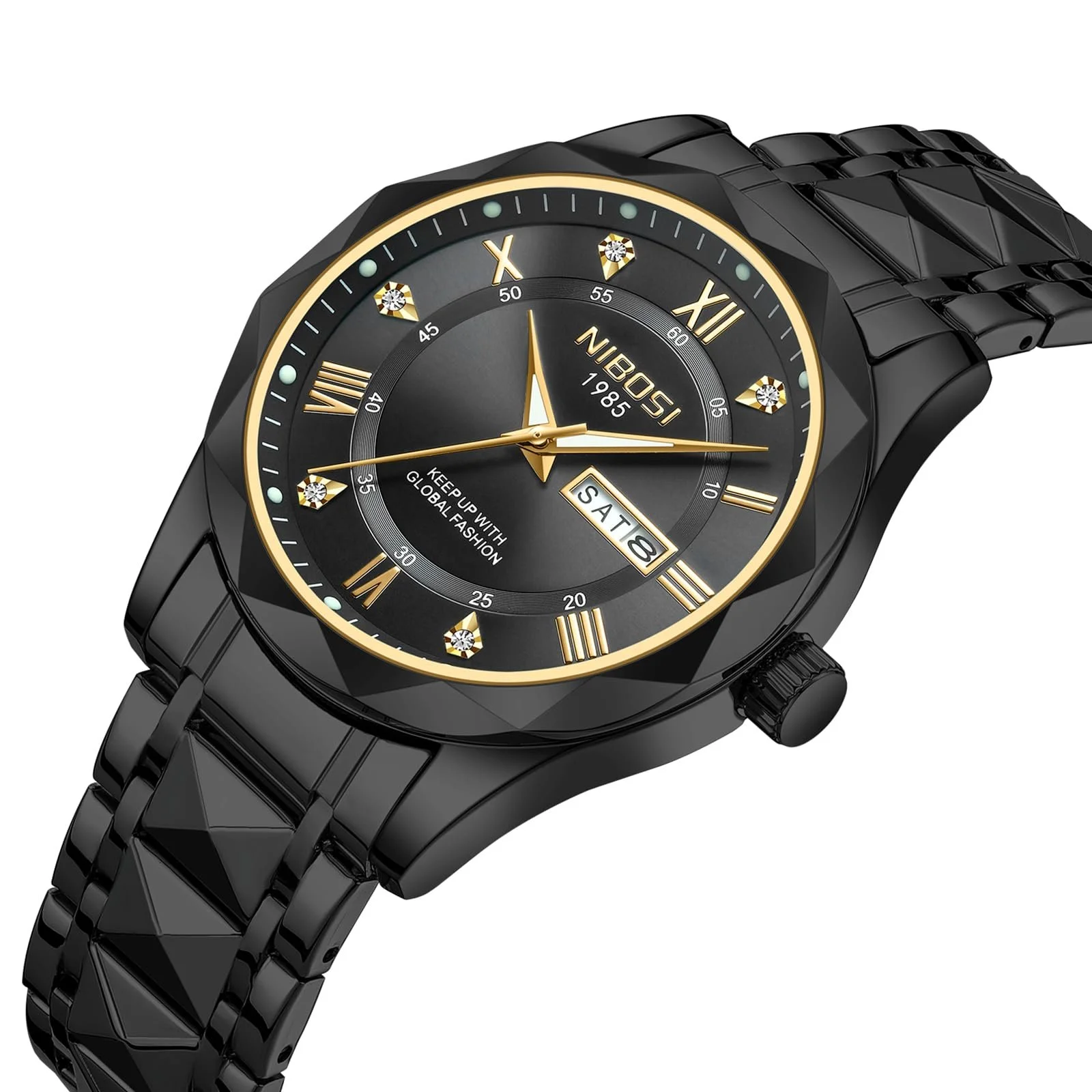 Часы NIBOSI Мужские Аналоговые Кварцевые Часы Автоматические Нержавеющая Сталь Водонепроницаемые Классические, фото №2 Часы NIBOSI Мужские Аналоговые Кварцевые Часы Автоматические Нержавеющая Сталь Водонепроницаемые Классические, фото №2