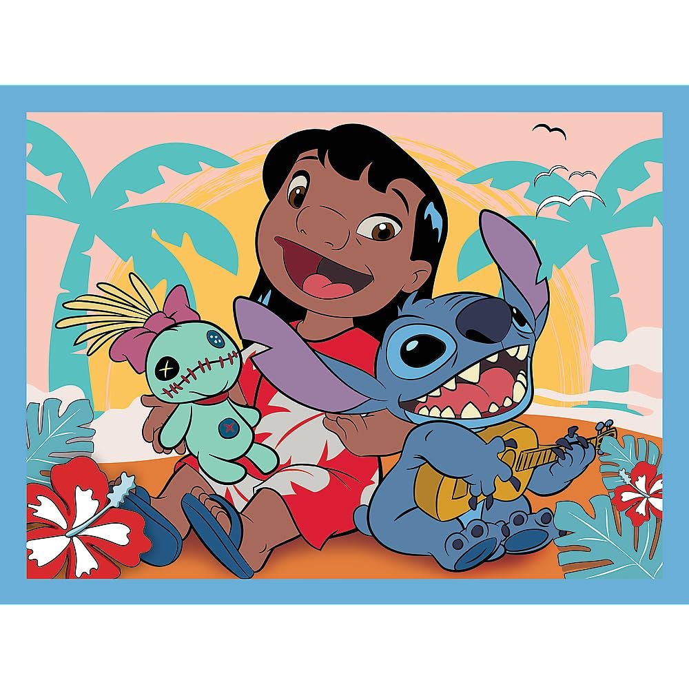 Пазл Trefl Lilo & Stitch Happy Day 3-в-1 30 и 48 элементов 24 карточки memo, фото №2