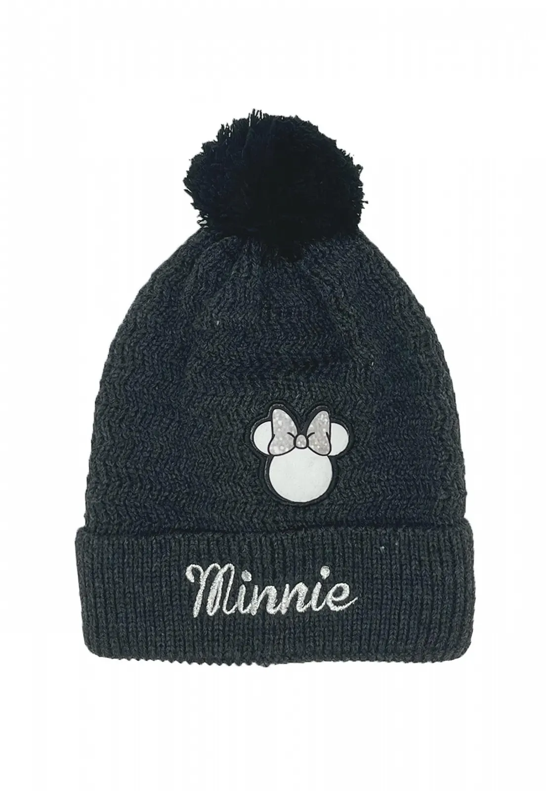 Шапка дитяча Minnie Mouse, сіра, фото №1