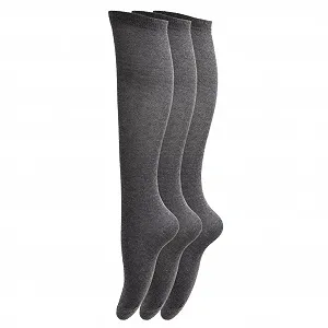 3 пари Жіночі Бавовняні Шкарпетки до Коліна Розмір 4-7 - Фото 1