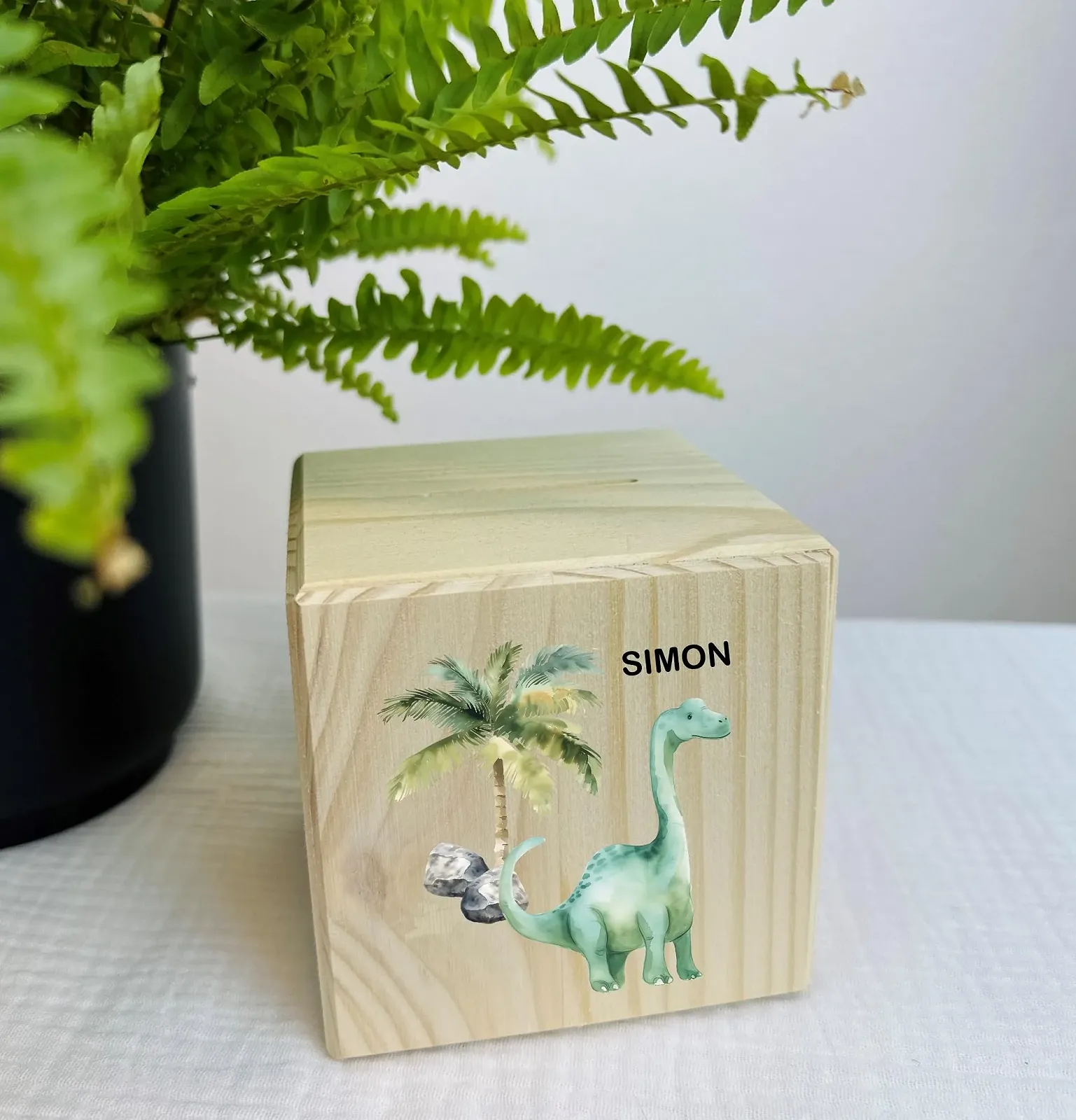 Скарбничка minimutz Дитяча дерев’яна Динозавр Brachiosaurus, фото №2