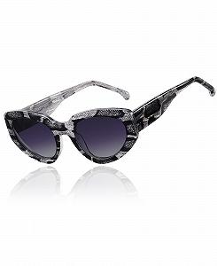 Сонцезахисні окуляри котяче око DUCO Ретро Поляризовані для чоловіків і жінок UV400 Захист Ацетатна оправа Вінтажні відтінки DC1103 - Фото 1