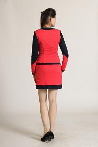 Платье Ko-style 46 Коралловый (KO-P14463_Coral-Blue) synthetic.ua - Фото 1