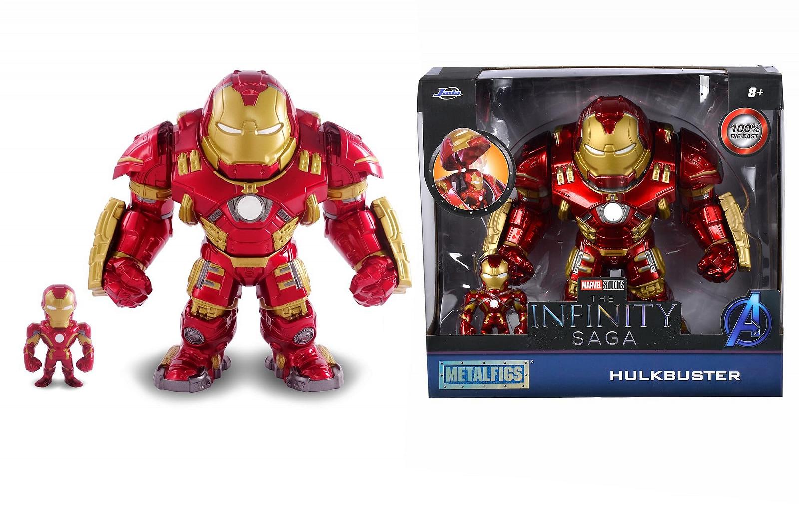 Фигурки Hulkbuster & Ironman Marvel Jada Toys, 16.5 см + 6 см, фото №6