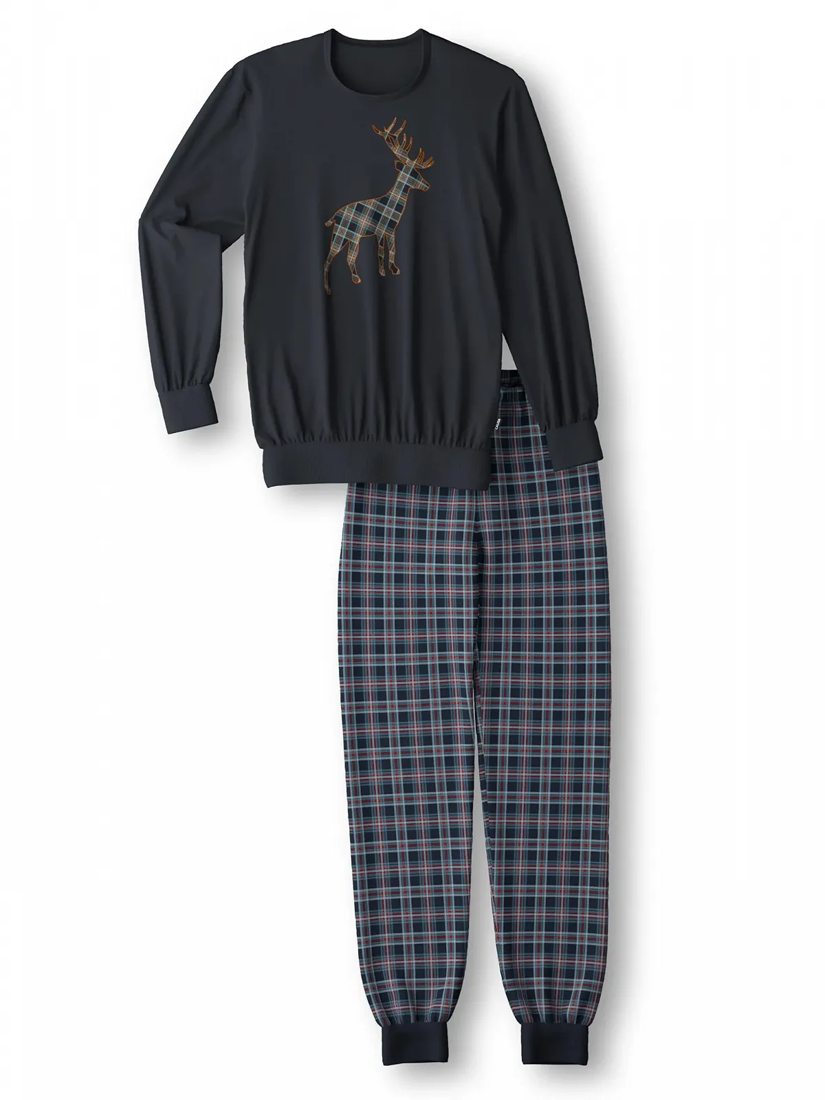 Детская пижама CALIDA Family & Friends с манжетами, изготовлена ​​из 100% органического хлопка, фото №1