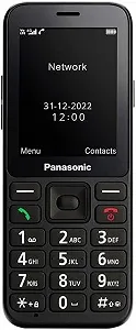 Телефон 2.4" Panasonic KX-TU250EXB / 64/128Mb / 4G / 1-SIM / Bluetooth / FM / SD-слот / Камера 1.2Мп / 1500мАг / Ліхтарик / Кнопка SOS / Великі клавіші / Чорний - Фото 1