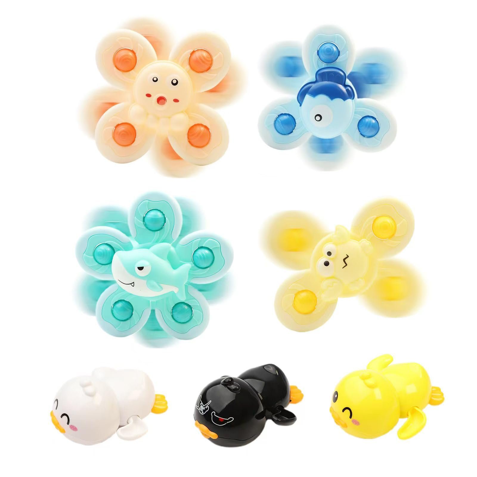 Игрушки для ванны Набор из 7 игрушек для купания, фото №1