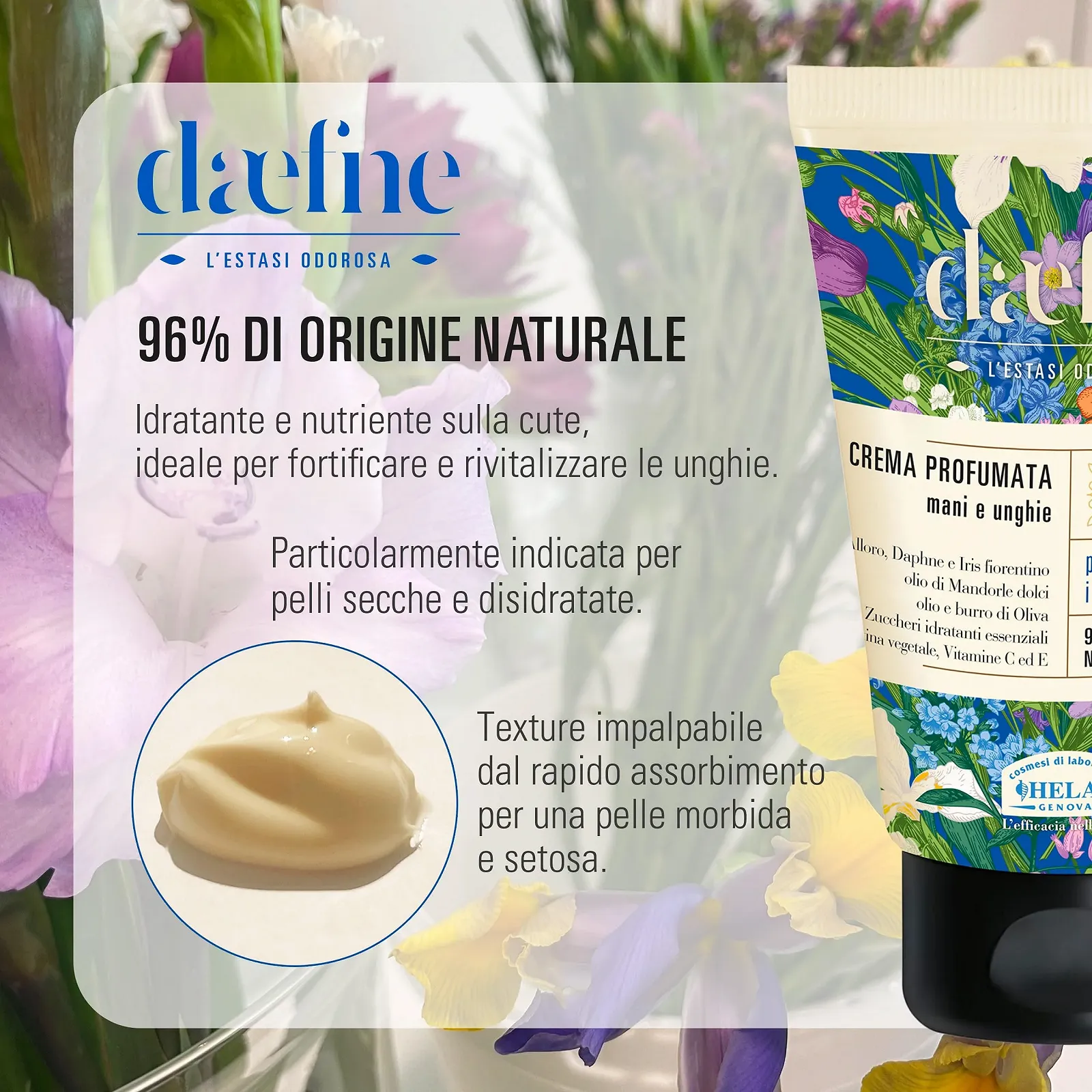 Крем Helan Daefne для рук та нігтів для сухої шкіри, фото №3 Крем Helan Daefne для рук та нігтів для сухої шкіри, фото №3