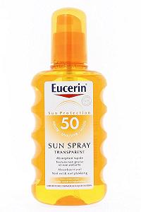 Сонцезахисний спрей Eucerin Sun Body Transparent SPF50 200мл - Фото 1