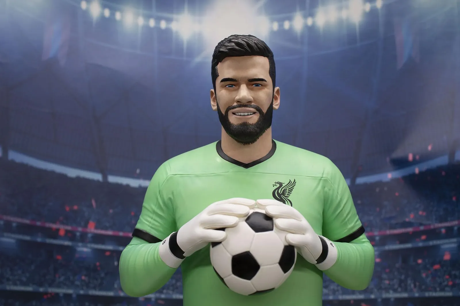 Статуетка Football's Finest Liverpool FC Alisson Becker 60 см, фото №6