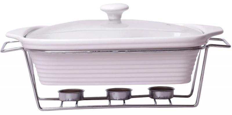 Марміт Kamille Food Warmer керамічна форма 3л 38см з підігрівом, фото №1