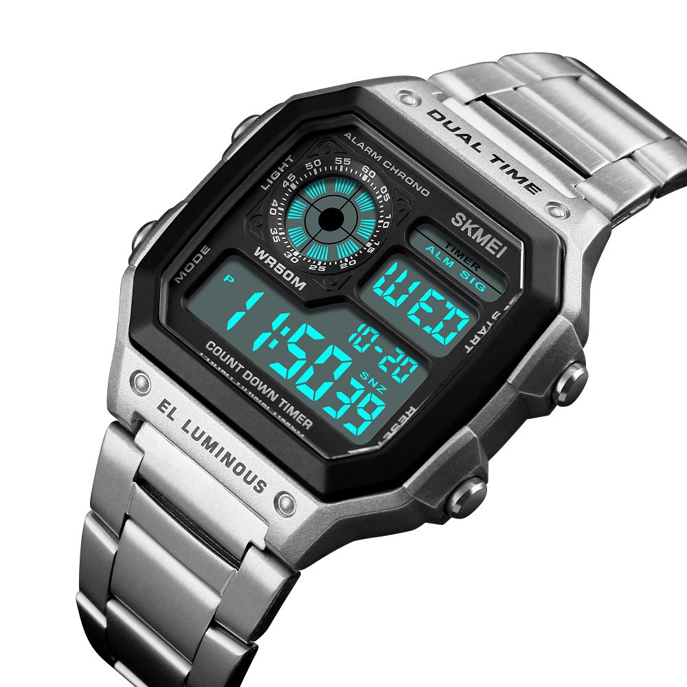 Годинник Годинник Skmei 1335SI Silver, фото №3