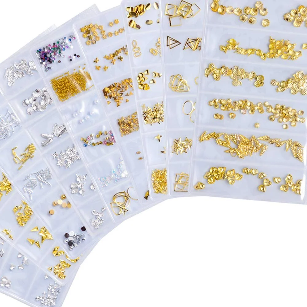 Металева прикраса для нігтів Бантик Метал Прикраса для нігтів Серце Метал Частини Манікюр DIY 3D, фото №4