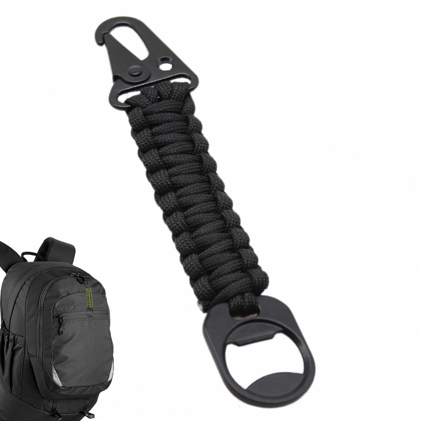 Брелок Paracord, Паракордовий брелок - Плетений брелок, Карабін Paracord, Плетений тримач для ключів, Альпіністський гак, Відкривачка для пляшок, фото №6