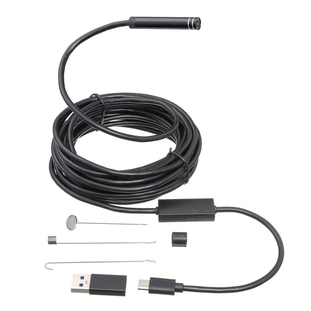 Ендоскоп Fudeshe TPYE-C Інспекційна камера USB Snake Інспекційна камера Промисловий трубопровід Автомобільний Телефонний ендоскоп, фото №1