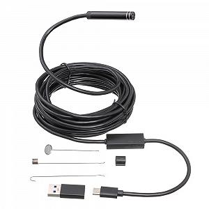 Ендоскоп Fudeshe TPYE-C Інспекційна камера USB Snake Інспекційна камера Промисловий трубопровід Автомобільний Телефонний ендоскоп - Фото 1
