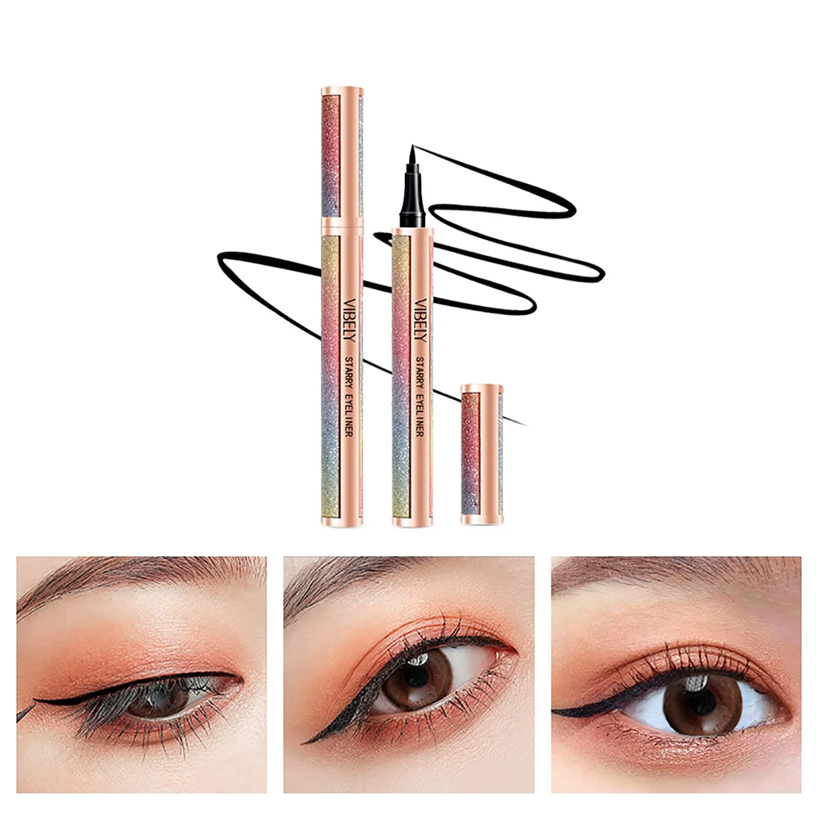 Підводка Starry Sky Stay&me Professional Makeup Ink Eye Liner Водостійка чорна, фото №2