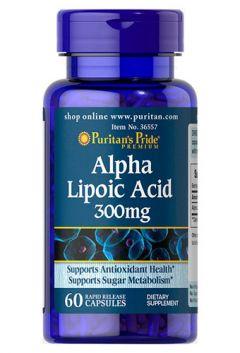 Альфа-липоевая кислота Alpha Lipoic Acid 300 mg 60 Capsules, фото №2