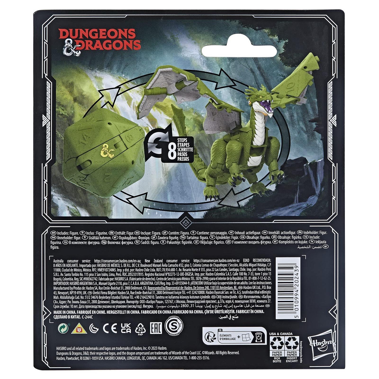 Игровая фигурка Dungeons & Dragons Dicelings Зеленый Дракон D&D, фото №2