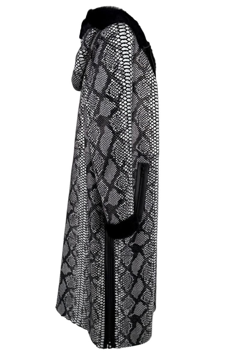 Жіноче пальто зі шкіри ягняти Hollert Venomous Chic, фото №8 Жіноче пальто зі шкіри ягняти Hollert Venomous Chic, фото №8