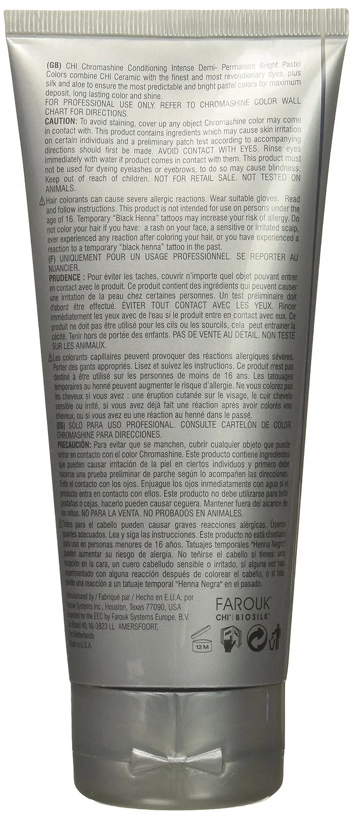 Фарба Chi Chromashine Яскравий пастельний фіолетовий, 177 мл, фото №2 Фарба Chi Chromashine Яскравий пастельний фіолетовий, 177 мл, фото №2