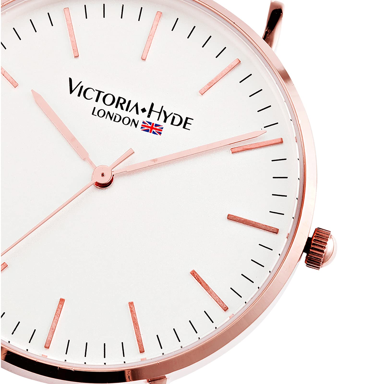 Чоловічий годинник VICTORIA HYDE Аналоговий Кварцовий Мінімалістичний Шкіряний ремінець Срібний Чорний, фото №6