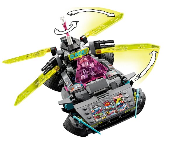Конструктор LEGO NINJAGO Тюнингованный ниндзямобиль (71710), фото №4