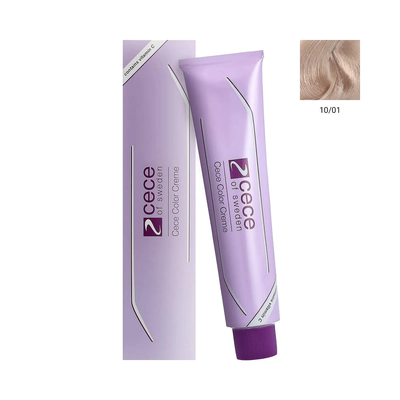 Крем-фарба Cece Color Creme 10/01 125 мл, фото №3 Крем-фарба Cece Color Creme 10/01 125 мл, фото №3